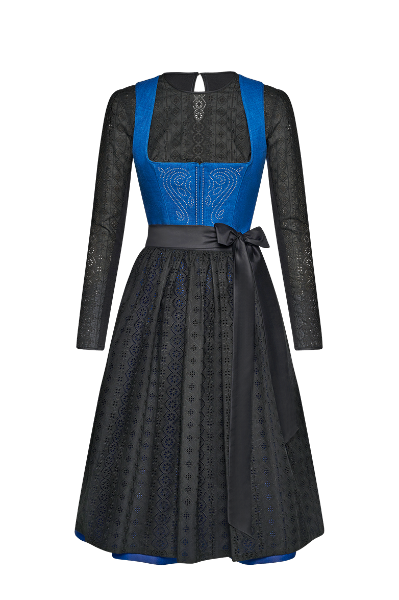 Blaudruck Dirndl set with studs - Image 4