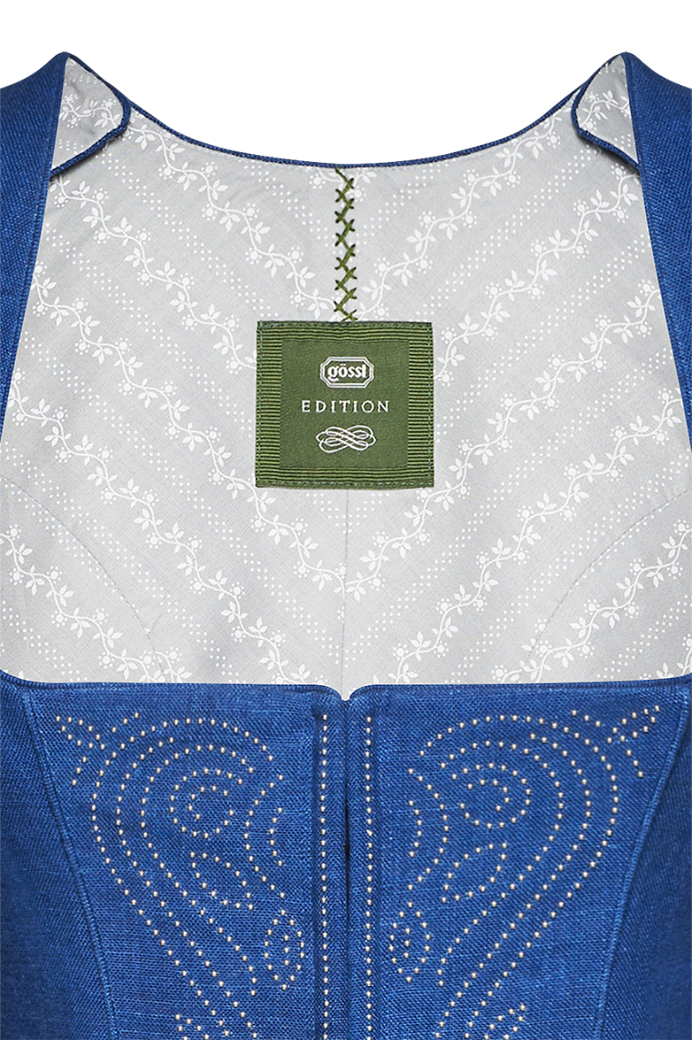 Blaudruck Dirndl set with studs - Image 5