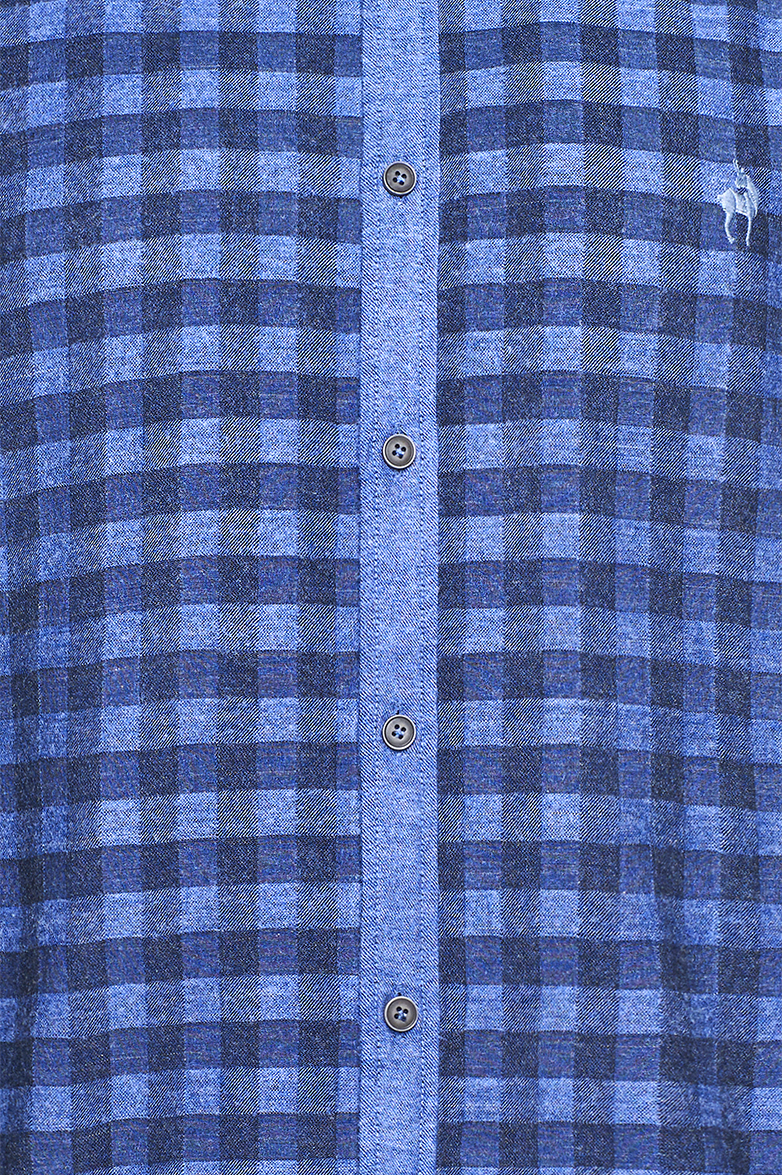 Checked flannel shirt - Image 4