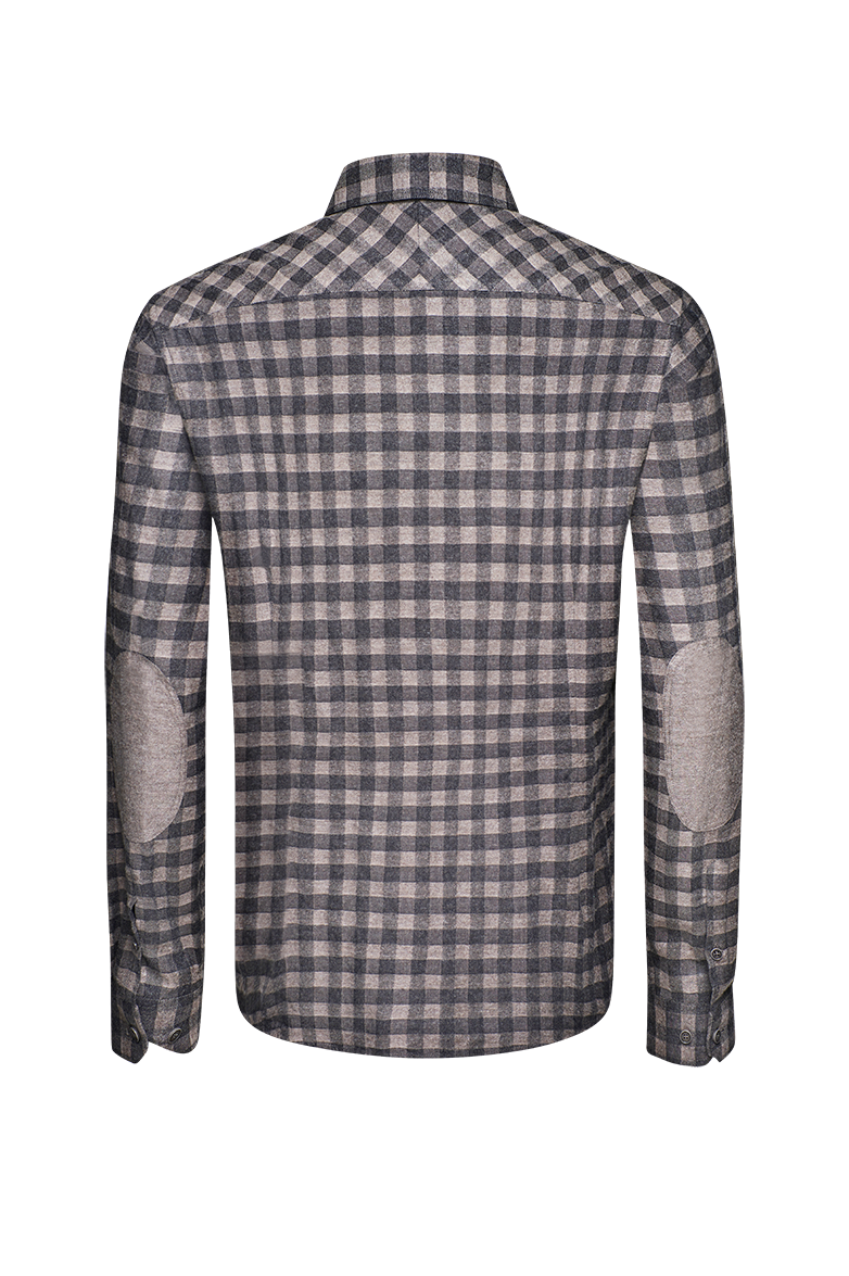Checked flannel shirt - Image 8