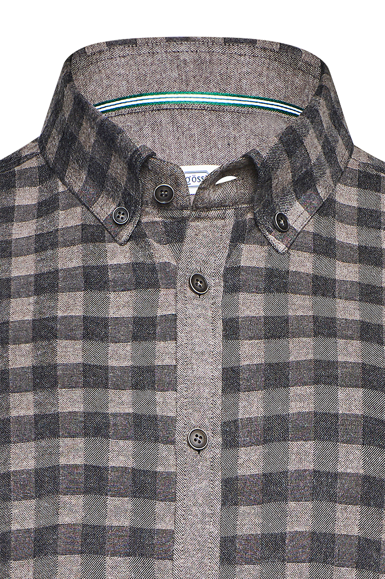 Checked flannel shirt - Image 9
