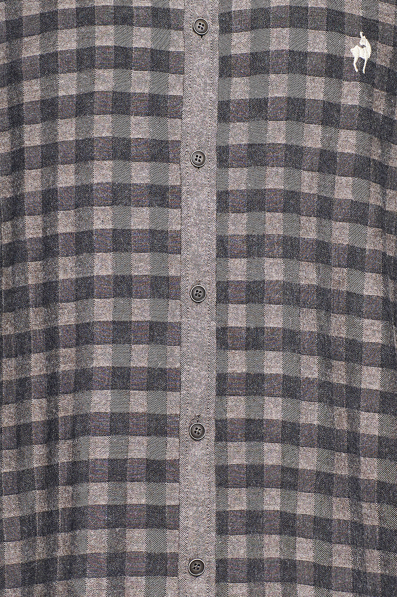 Checked flannel shirt - Image 10