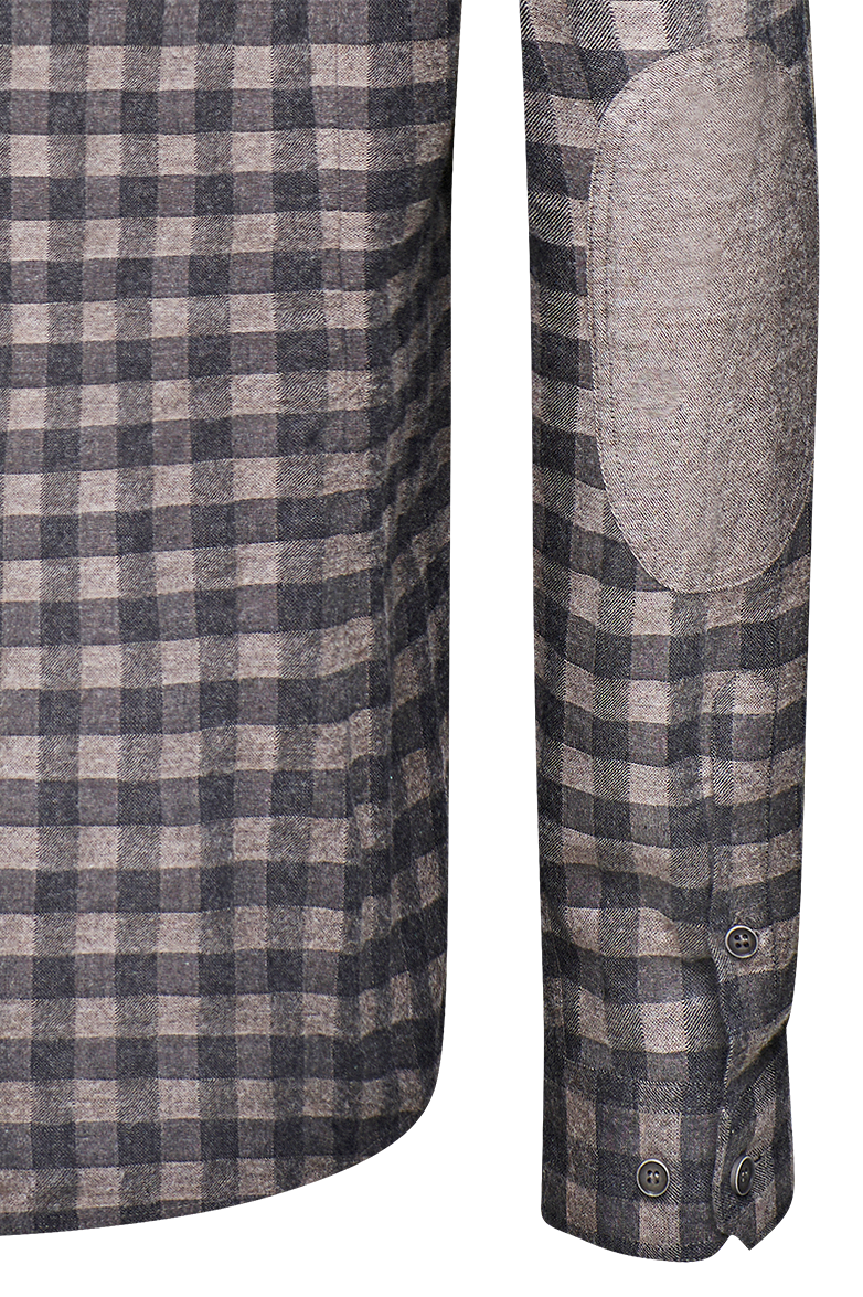 Checked flannel shirt - Image 12