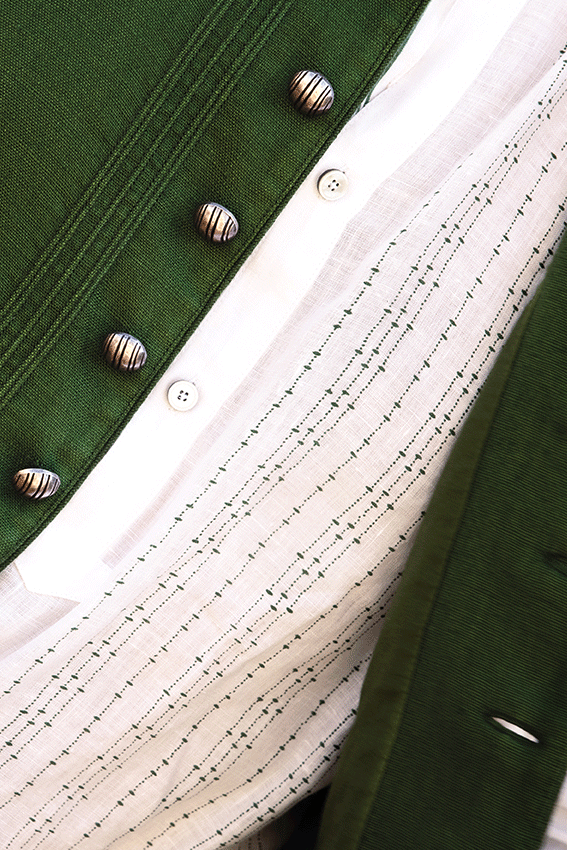 Hand-printed linen - Image 7