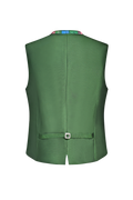 Hand-printed Gilet in pure silk - thumbnail 2