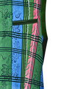 Hand-printed Gilet in pure silk - thumbnail 5