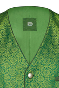 Gilet in silk jacquard - thumbnail 3