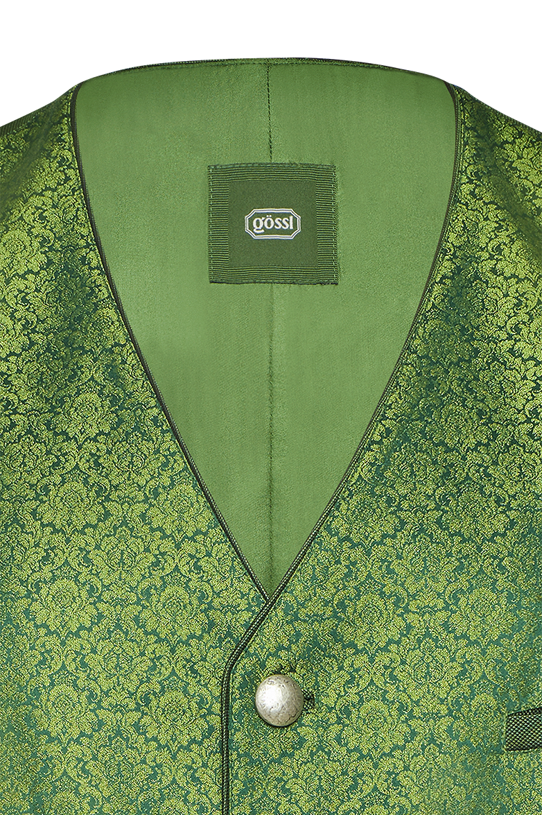 Gilet in silk jacquard - Image 3