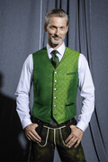 Gilet in silk jacquard - thumbnail 7