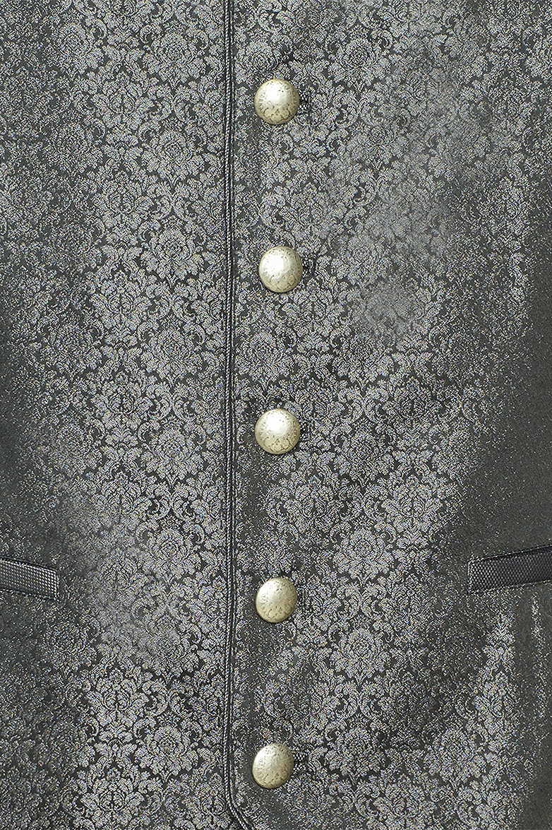 Gilet in silk jacquard - Image 10