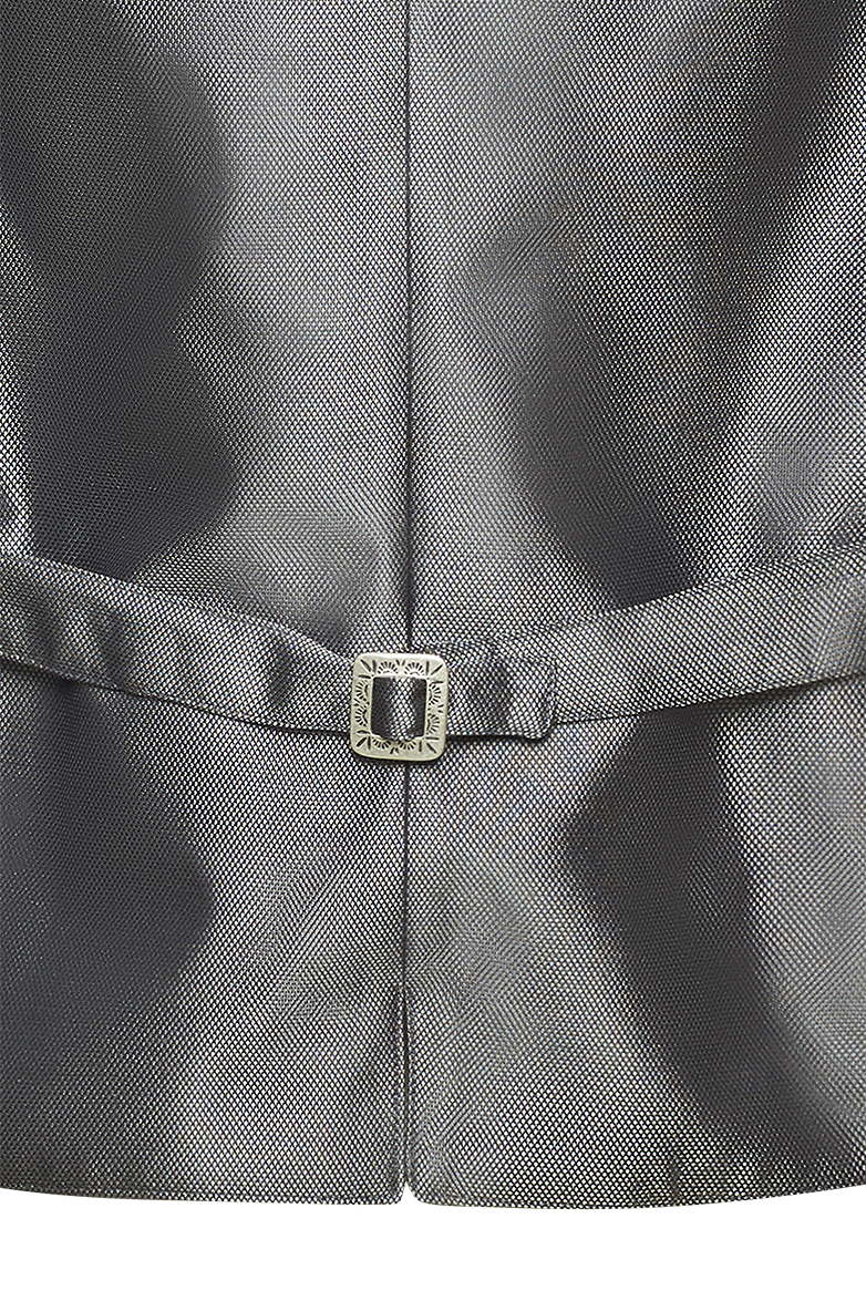 Gilet in silk jacquard - Image 12