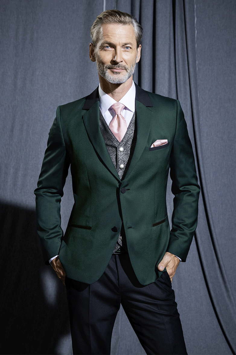 Gilet in silk jacquard - Image 13