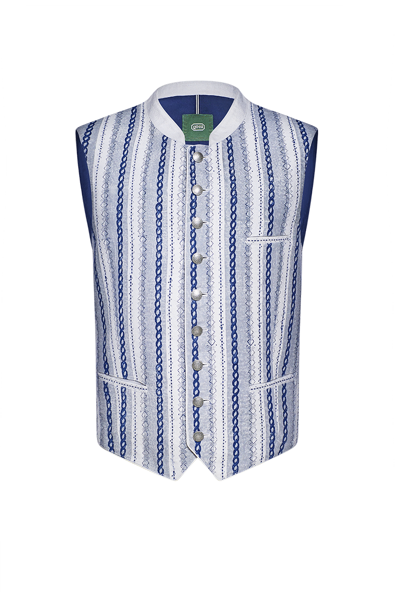 Hand-printed linen - Image 1
