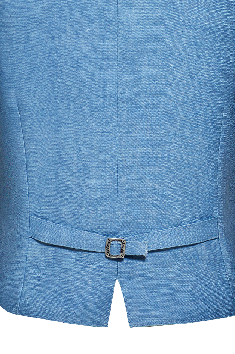 Blaudruck Gilet with relief embroidery - Image 6