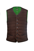 Quilted Gilet in purl/purl knit - thumbnail 1