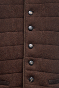 Quilted Gilet in purl/purl knit - thumbnail 4