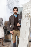 Quilted Gilet in purl/purl knit - thumbnail 7