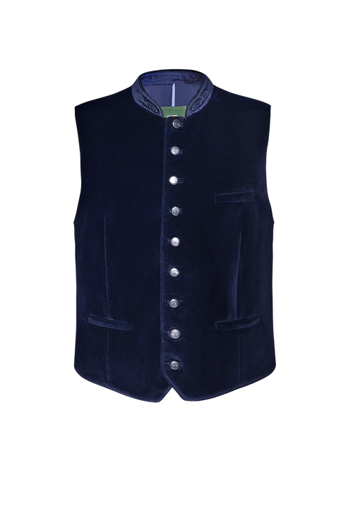 Ausseergilet aus Samt