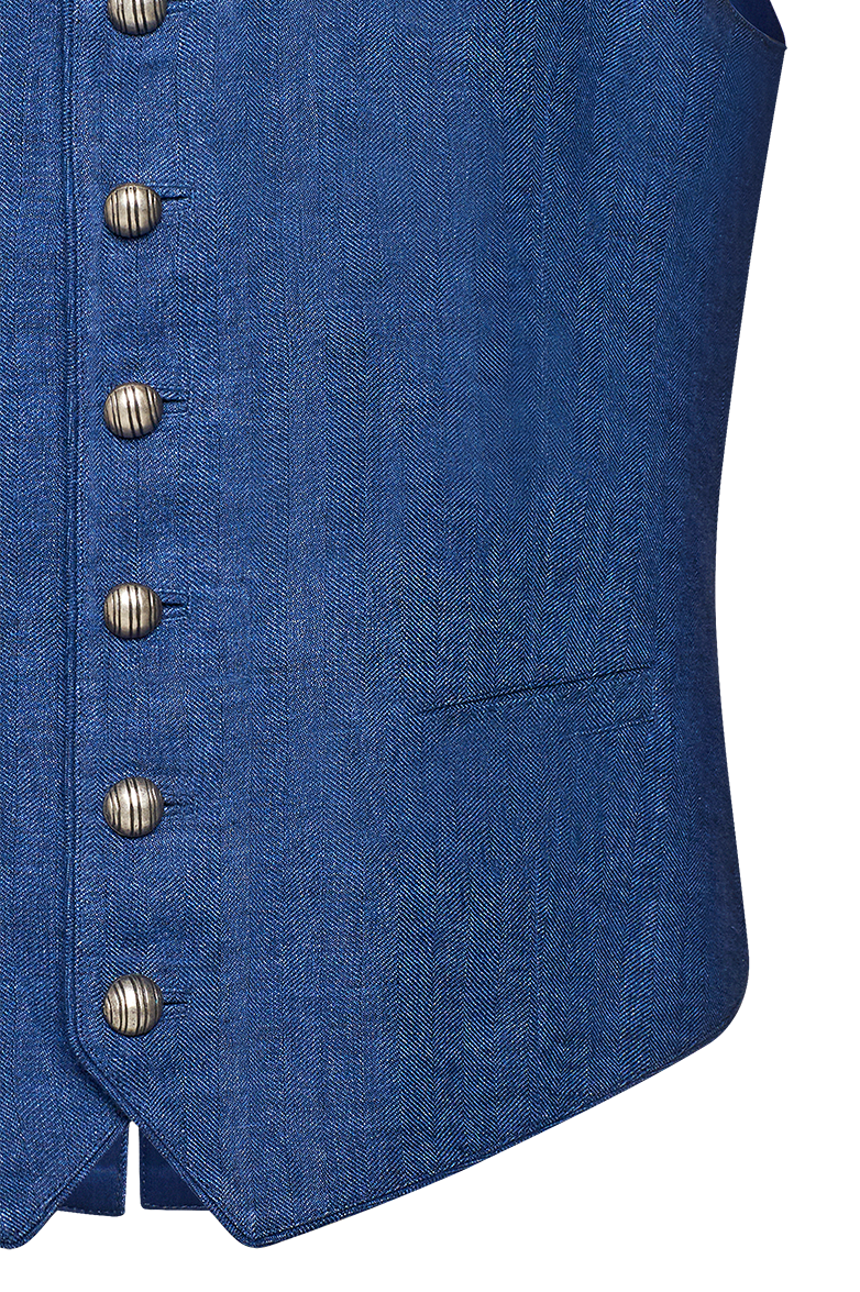 Ausseer Gilet herringbone linen - Image 4