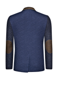 Lapel jacket with patterned knit - thumbnail 2