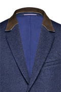 Lapel jacket with patterned knit - thumbnail 3
