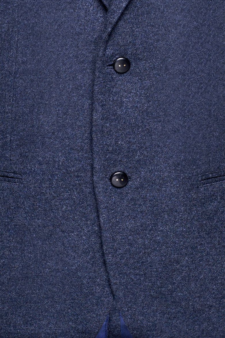 Lapel jacket with patterned knit - Image 4