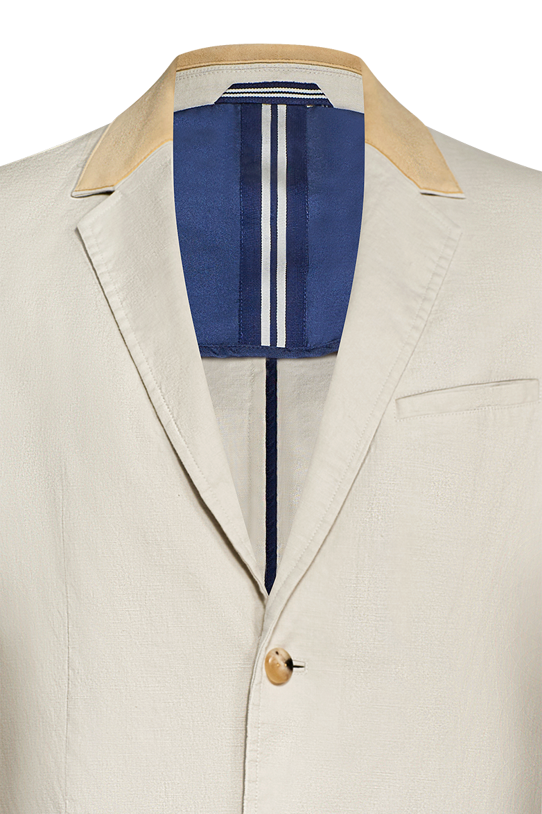 Casual lapel jacket with texture - Image 3