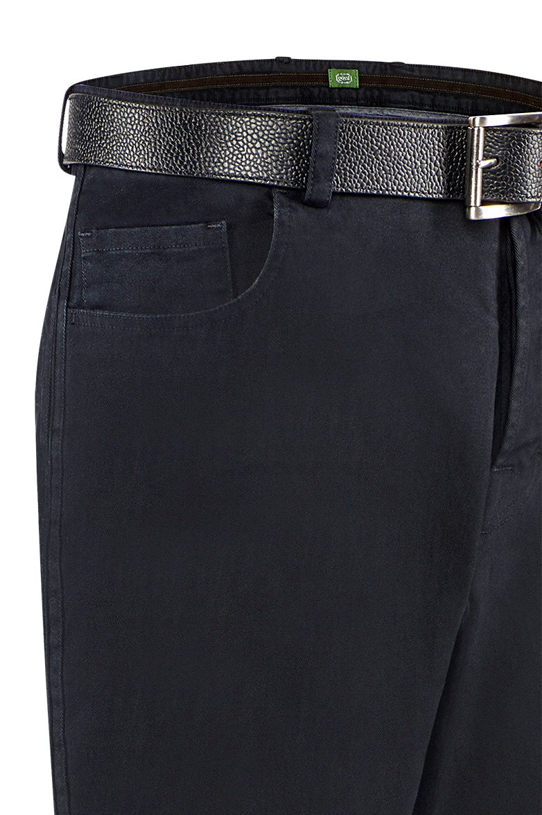 Patinated 5-pocket trousers - Image 5