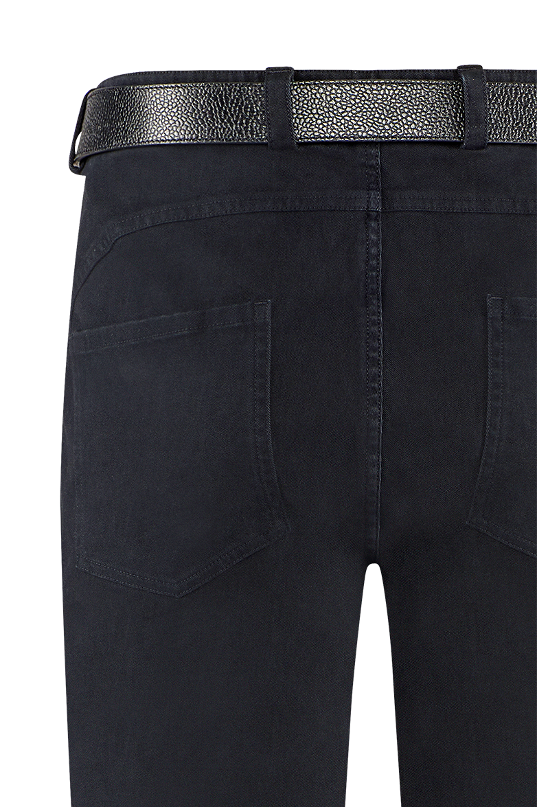 Patinated 5-pocket trousers - Image 6