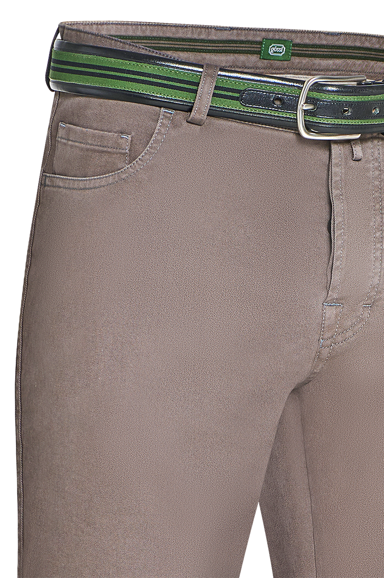 Patinated 5-pocket trousers - Image 11