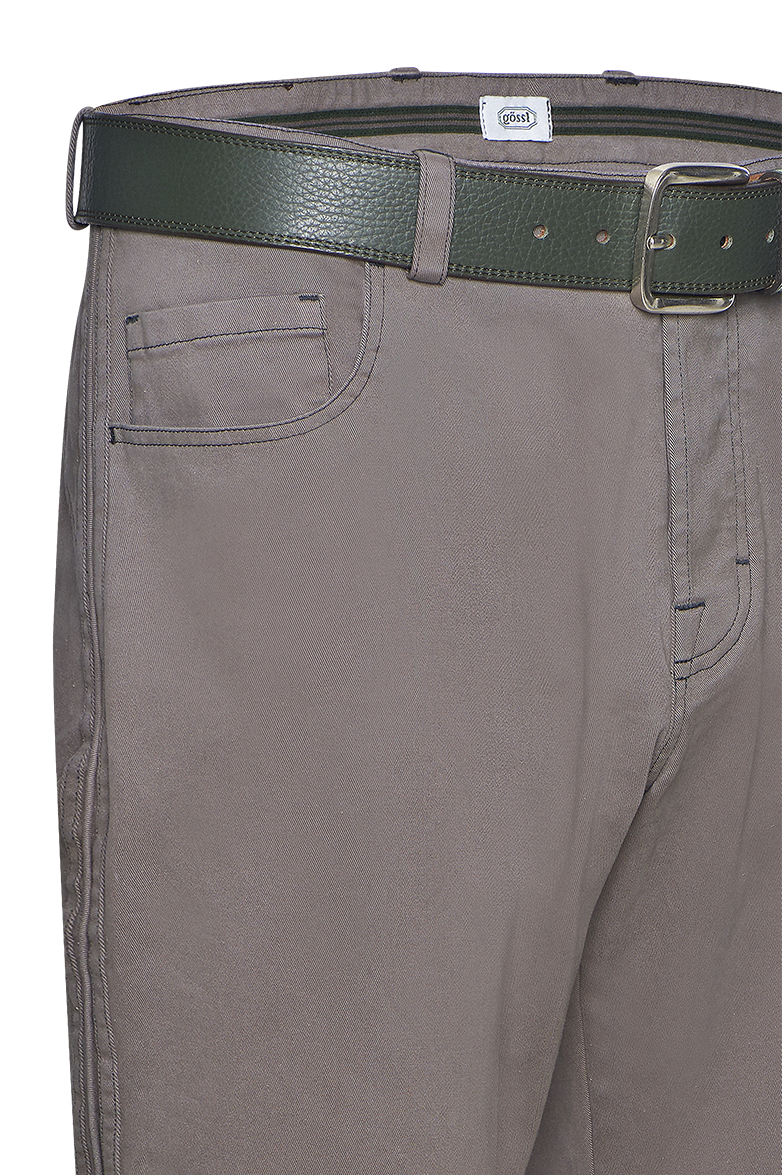Patinated 5-pocket trousers - Image 17