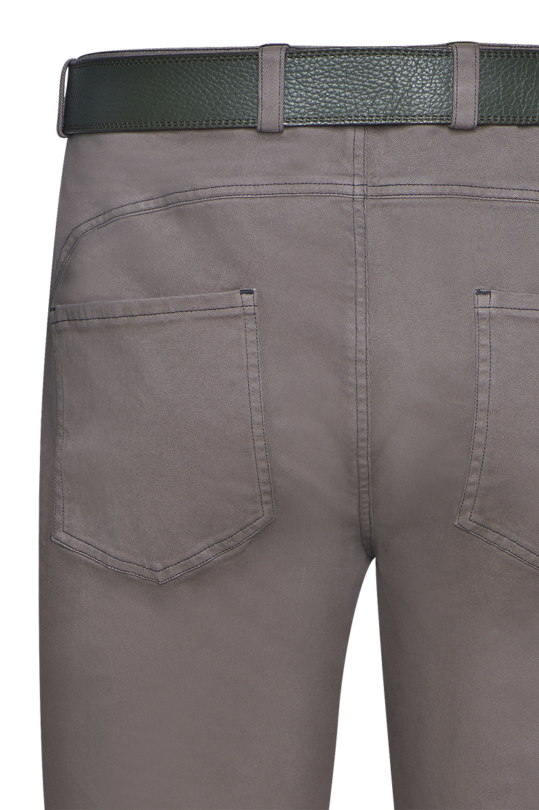 Patinated 5-pocket trousers - Image 18