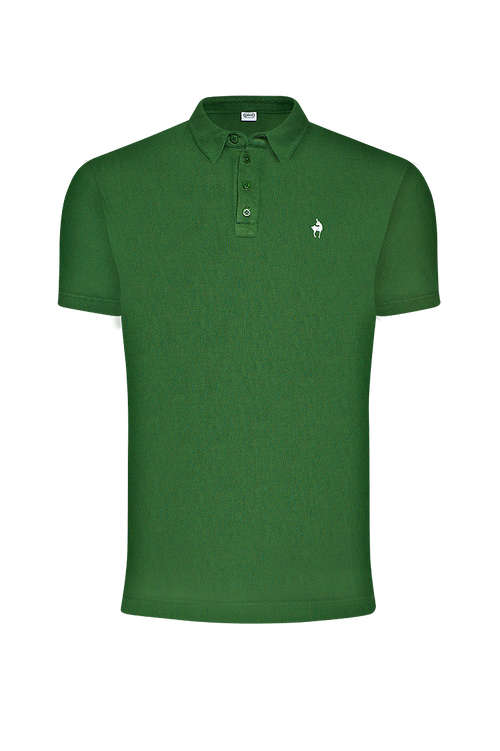 Polo shirt in pure cotton