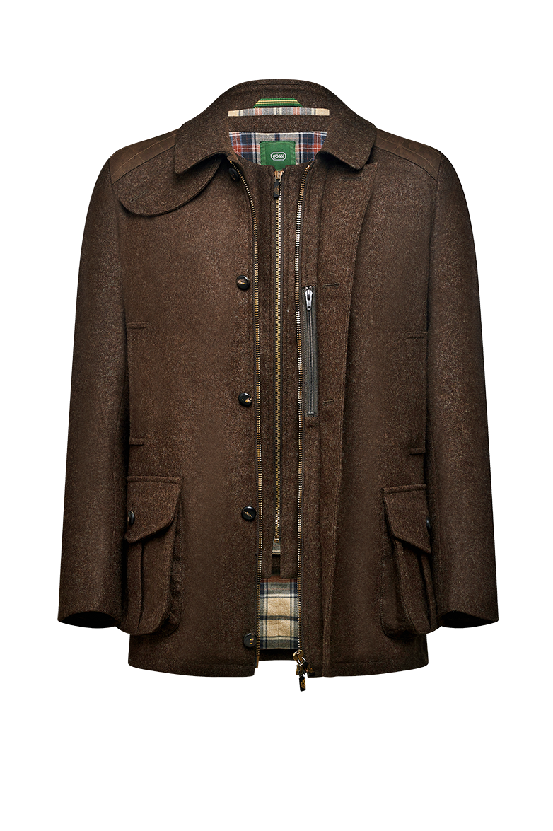 Hunting jacket 2 in 1 Loden jacket with Gilet - Image 2