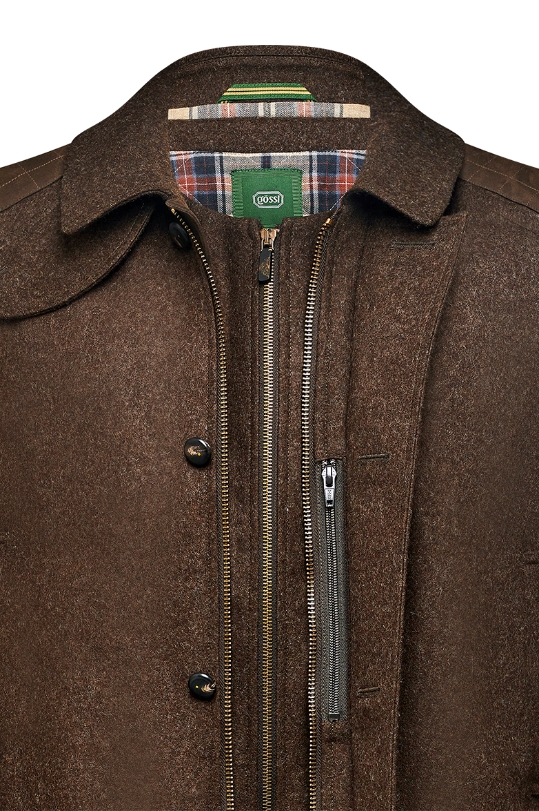 Hunting jacket 2 in 1 Loden jacket with Gilet - Image 3