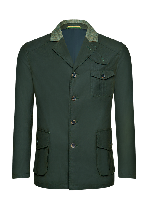 Waxed outdoor jacket