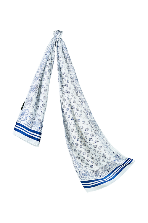 Hand-printed shawl