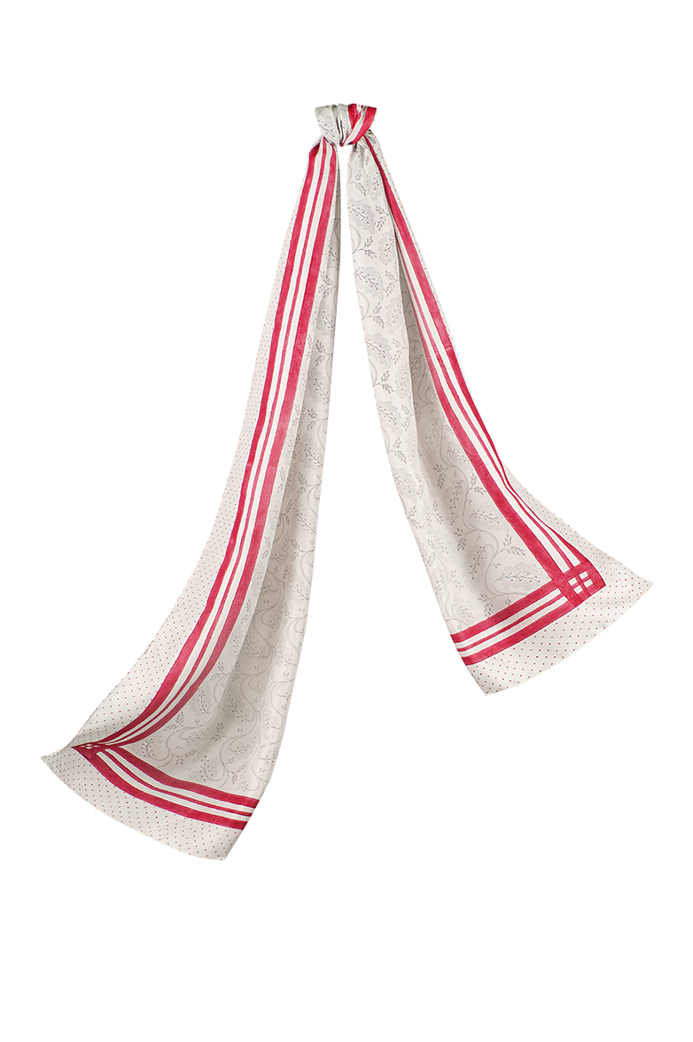 Hand-printed shawl - Image 1