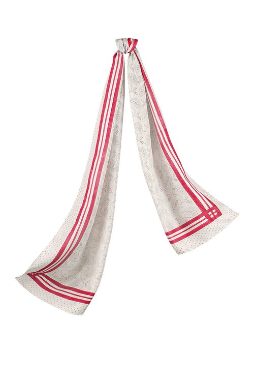 Hand-printed shawl