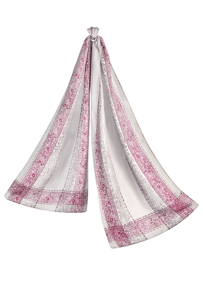 Hand-printed shawl - Image 1