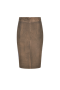 Skirt in elastic leather - thumbnail 2