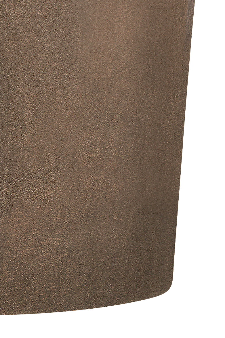 Skirt in elastic leather - Image 5