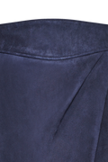 Suede skirt with rounded corners - thumbnail 16