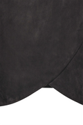 Suede skirt with rounded corners - thumbnail 8