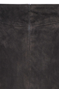 Suede skirt with rounded corners - thumbnail 11