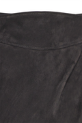 Suede skirt with rounded corners - thumbnail 17