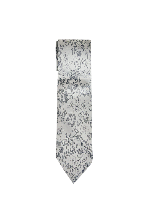 Tie - hand-printed
