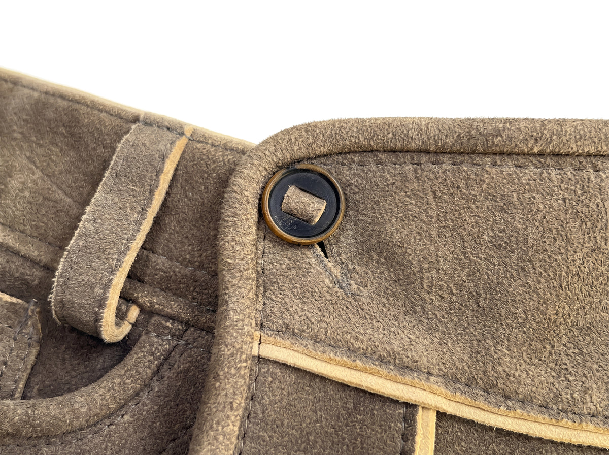 Chamois-tanned goatskin Lederhose - Image 3