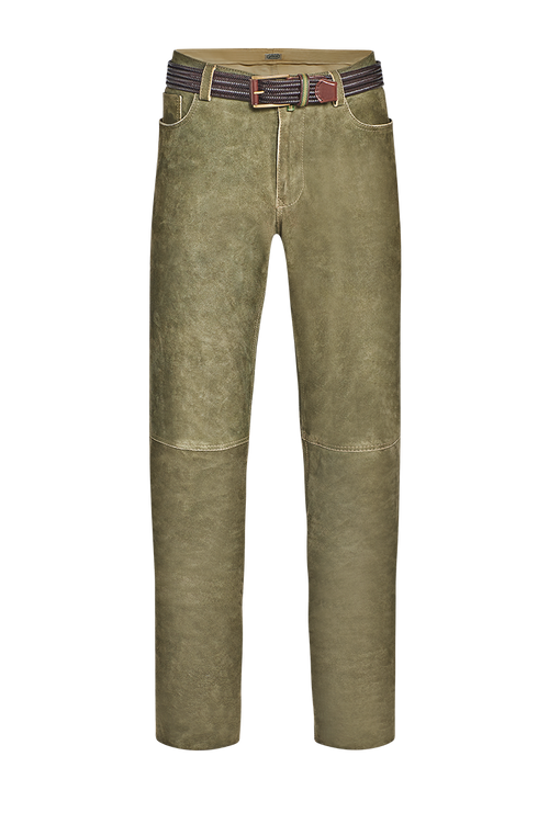 Leather jeans in lamb leather
