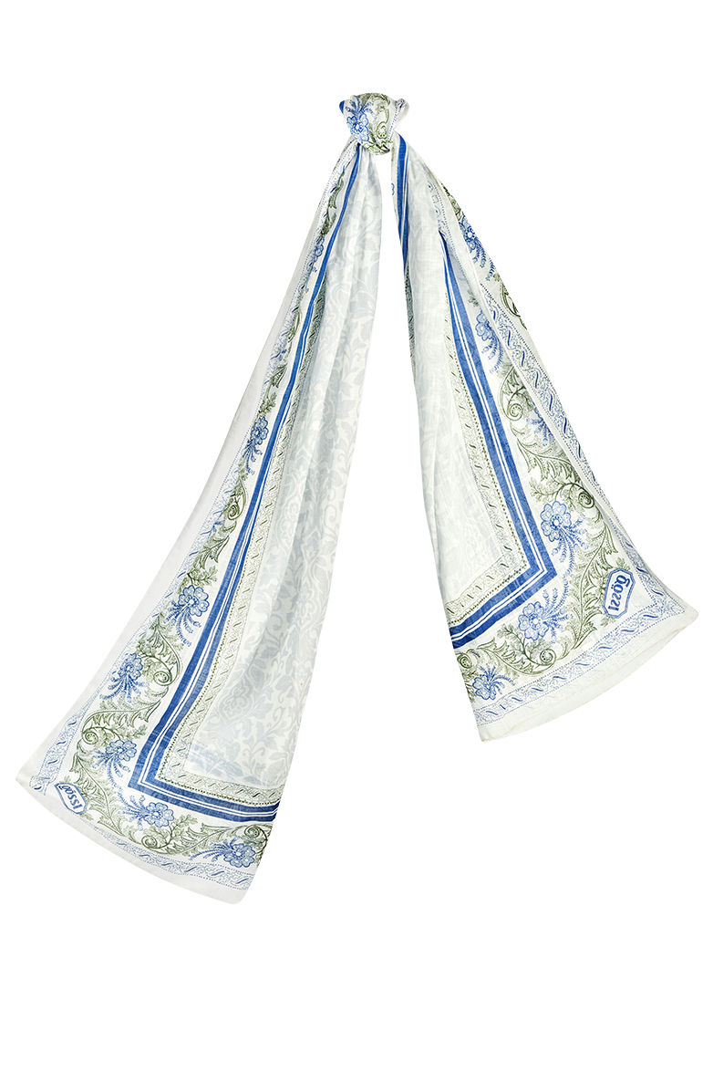 Wood-block shawl - Image 1